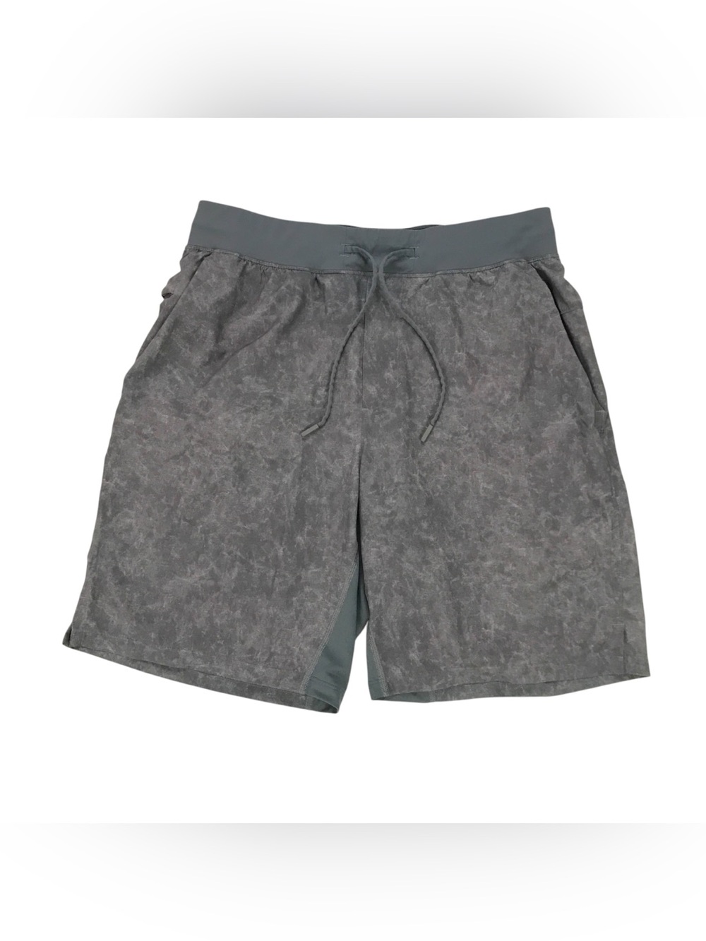 Lululemon T.H.E. Shorts Mens Large L Gray 9” Inseam  Unlined Side Pocket Running